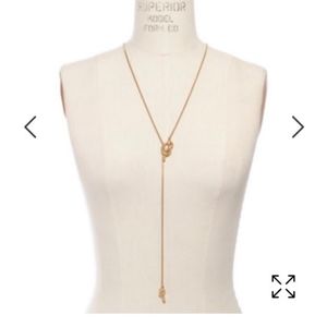 Madewell gold Knotshine knot necklace